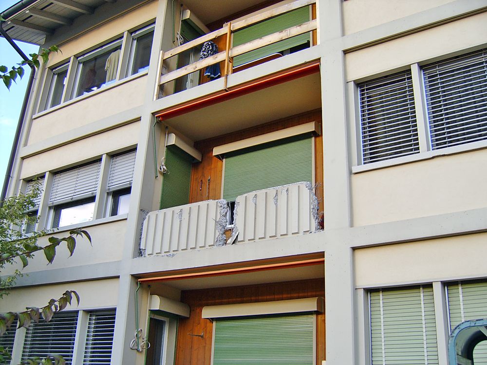 Balkonerweiterung an der Bürglenstrasse