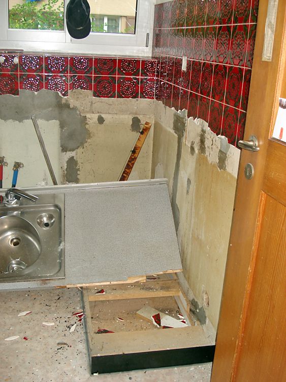 Küchensanierung an der Schadaustrasse