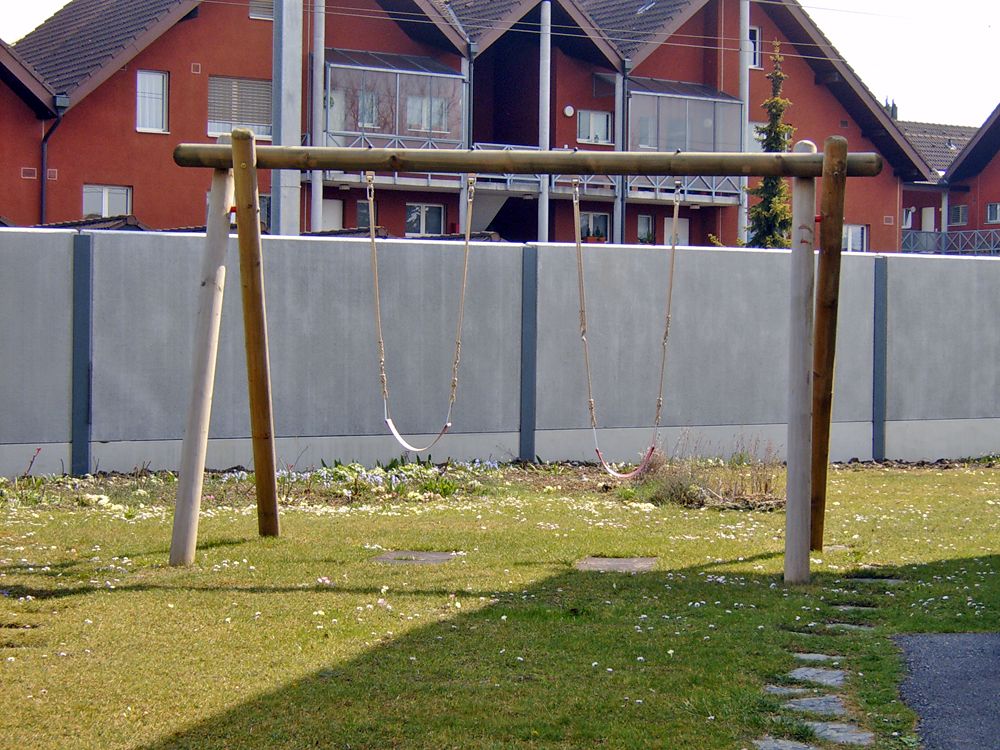 Schallschutzmauer an der Schadaustrasse